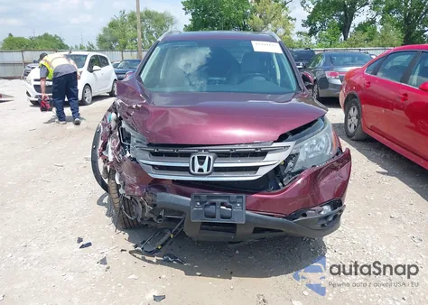 2013 Honda Cr-V Ex-L из США, поврежденный, VIN 5J6RM4H78DL056142